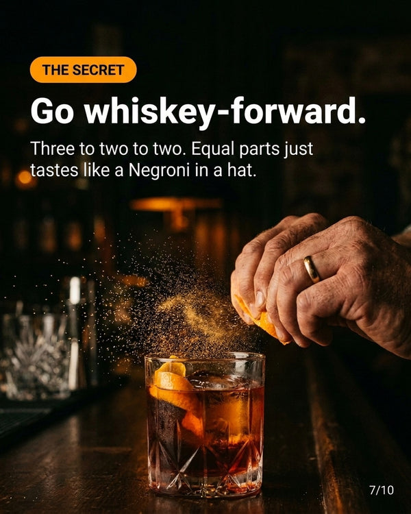 Boulevardier recipe slide 7