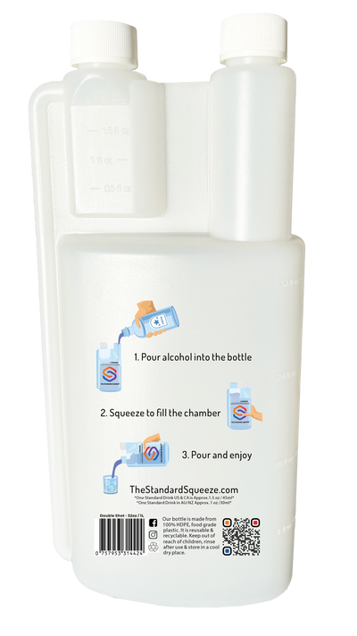 The Standard Squeeze (Double Shot) - The Standard Squeeze AU/NZ Free Shipping Alcohol bottle Food Grade