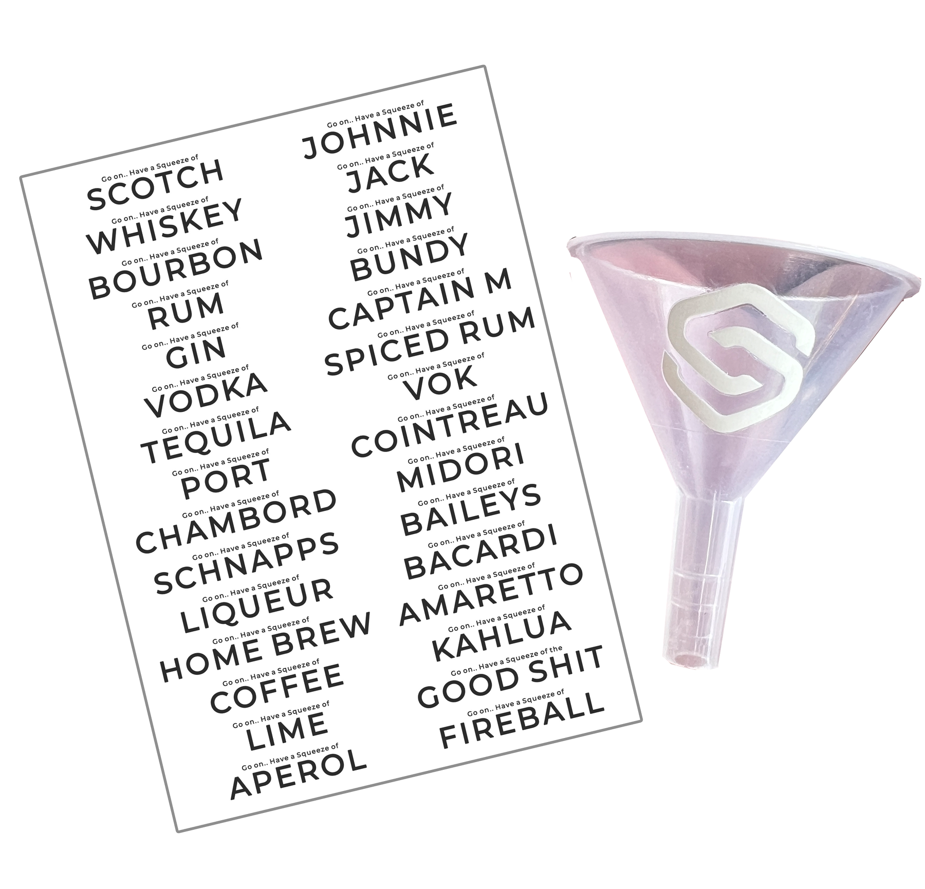 FREE Sticker Sheet & Funnel – The Standard Squeeze AU/NZ