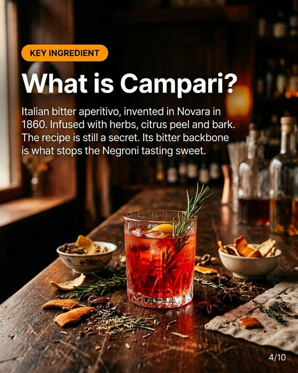 Negroni recipe slide 4