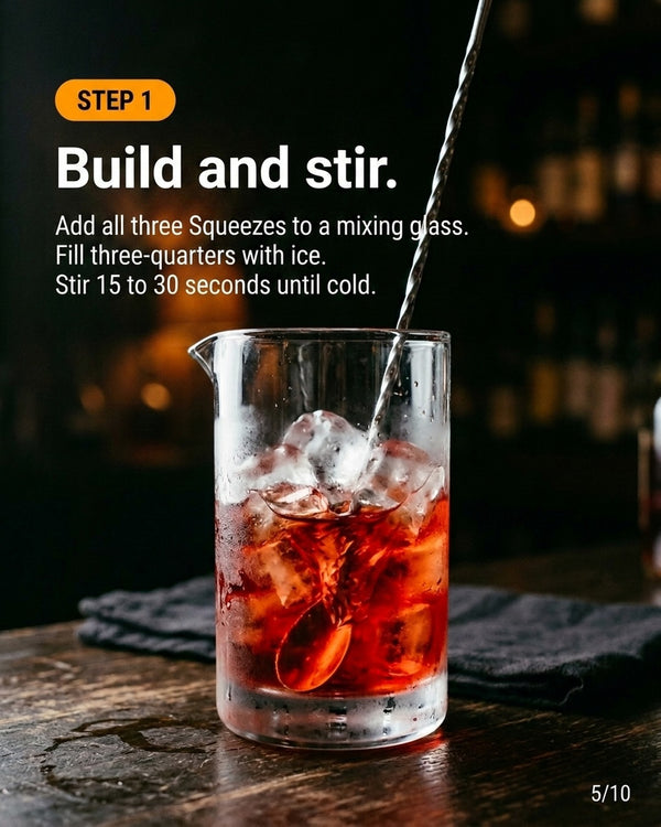 Negroni recipe slide 5