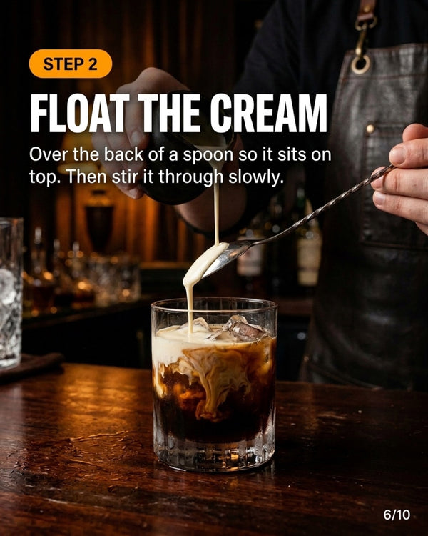 White Russian recipe slide 6
